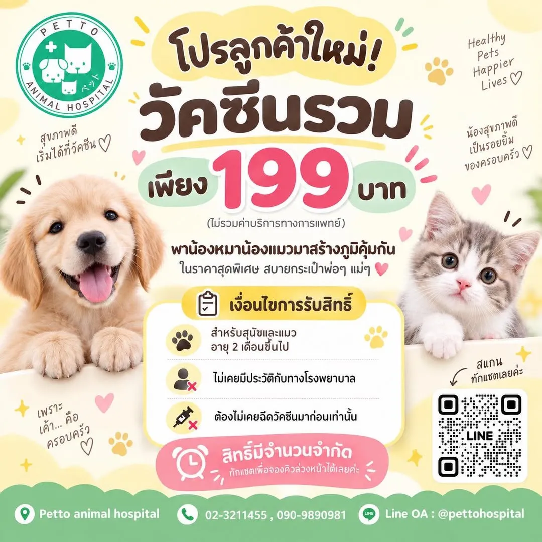รูปโรงพยาบาลสัตว์เพ็ทโตะ (Petto Animal Hospital) 3